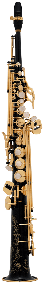 Selmer Soprano Saxofoon SA80 Série II  NG/GO Zwart Gelakt