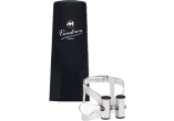 Vandoren Lig + Plastic cap M/O Es Klarinet - Zilver LC52SP