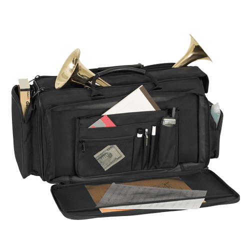 C248 ProTec Deluxe Gig Bag voor 3 Trompetten & Mutes - Zwart