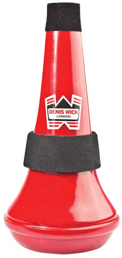 Denis Wick Travelmute Trombone burgundy, polyester coated Alluminium 5582