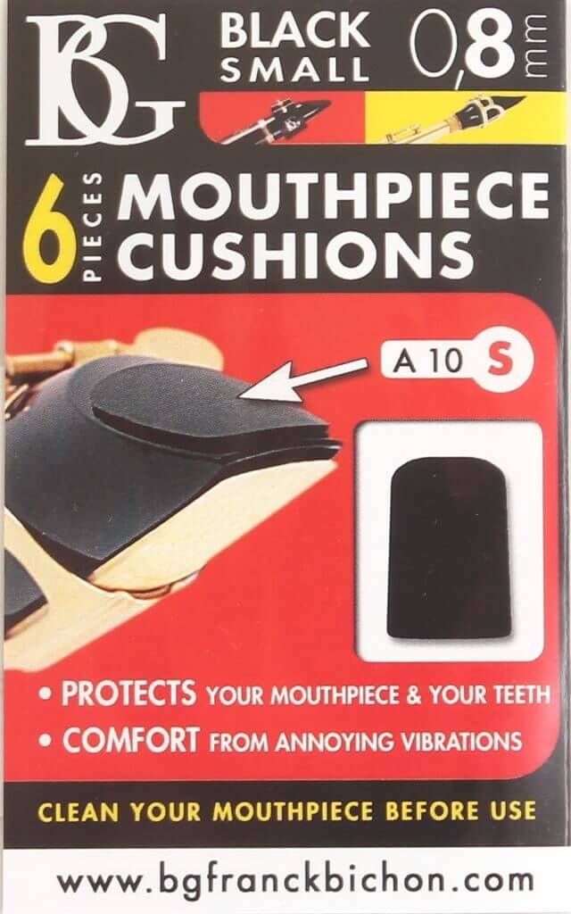 BG France Mondstukplakkers Small 0,8 mm A10-S Zwart - 6 stuks