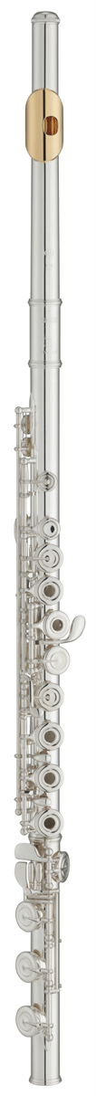 Yamaha Dwarsfluit YFL-312GL Gesloten Kleppen, Vergulde Lipplaat